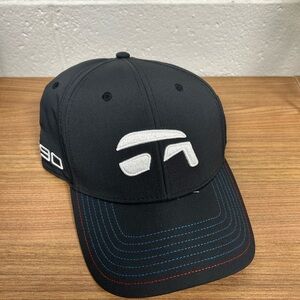 TaylorMade Black and White Cap